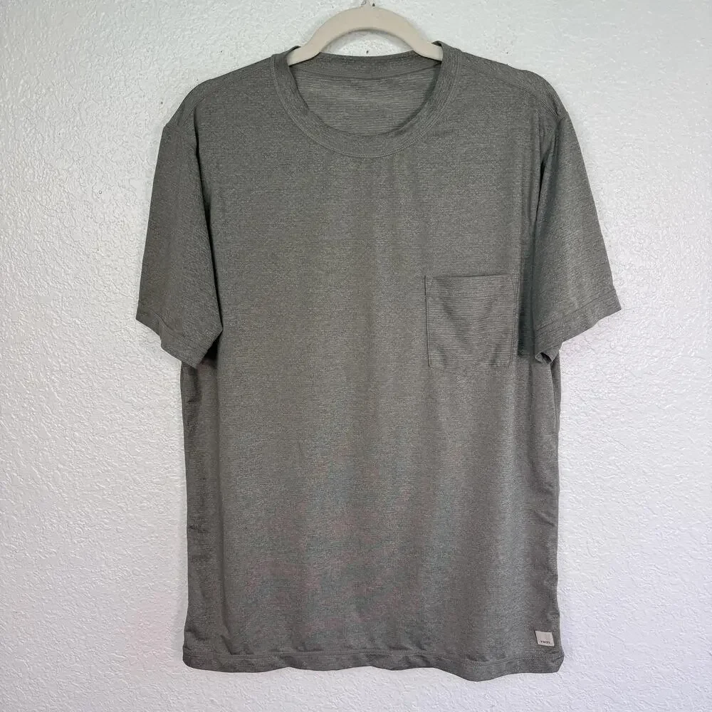 Vuori Shirt Mens Medium Tradewind Performance T-Shirt Pocket Tee Activewear M - Picture 1 of 8